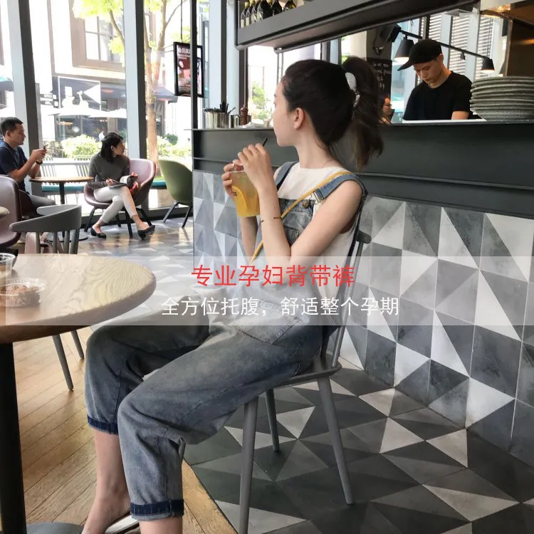 Women's Korean Style Ripped Jeans Overalls - Loose Fit, High-Waisted Wide-Leg Denim Jumpsuit for Spring Fashion showcase 1