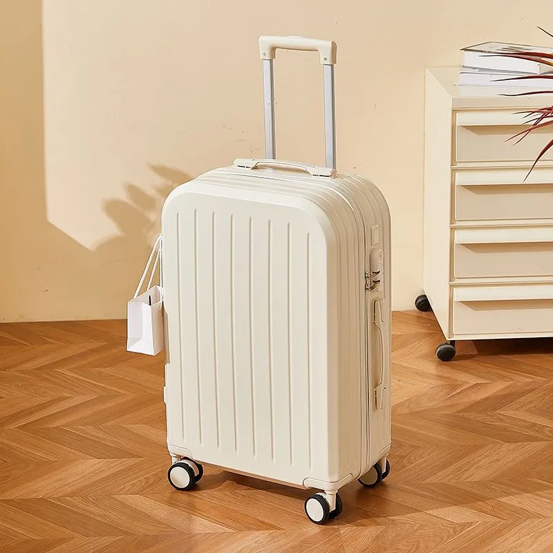 2025 New Women's Fashion Trolley Suitcase Set - 20" Carry-On & 24" Checked Luggage, Durable Leather Travel Case with Password Lock, Ideal for Mother-in-Law Travel thumbnail 10