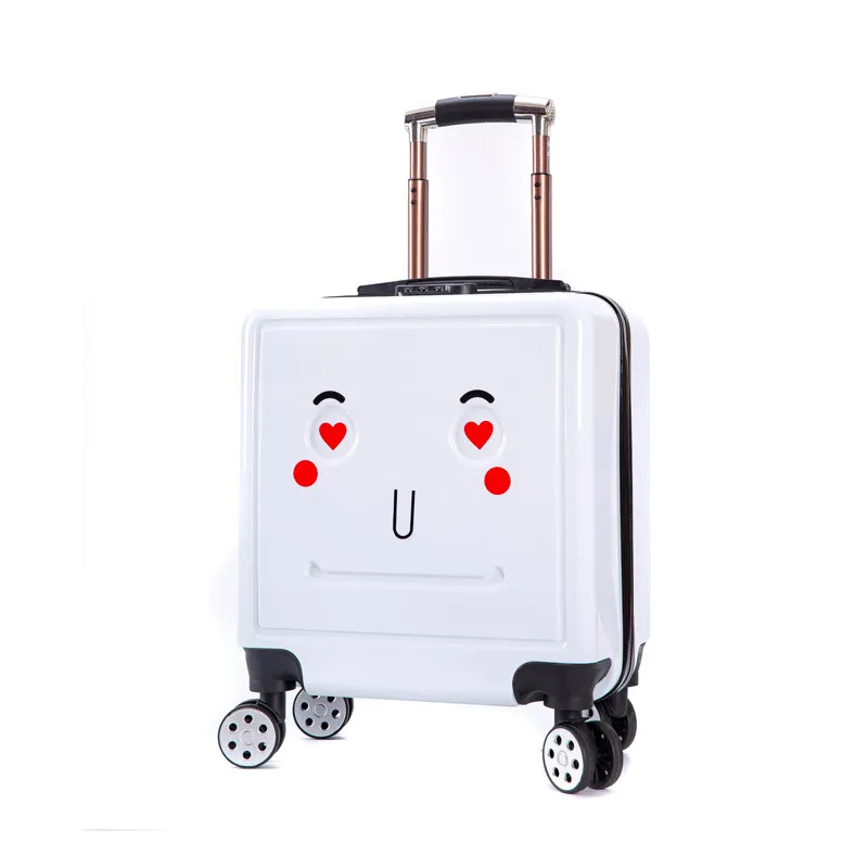 Cute Bear Cartoon Rolling Luggage for Kids, 20-Inch Zipper Suitcase with Universal Wheels, Durable Travel Trolley Case, Ideal Student Gift - Image 7