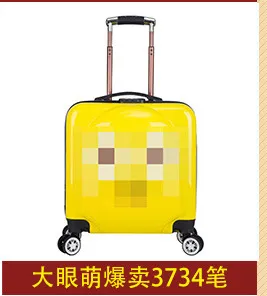 Cute Bear Cartoon Rolling Luggage for Kids, 20-Inch Zipper Suitcase with Universal Wheels, Durable Travel Trolley Case, Ideal Student Gift showcase 7