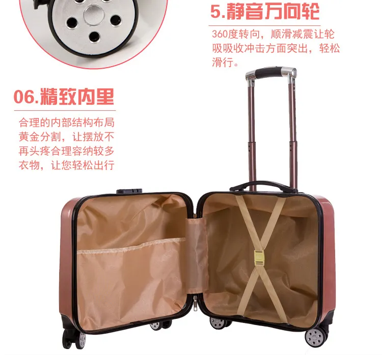 Cute Bear Cartoon Rolling Luggage for Kids, 20-Inch Zipper Suitcase with Universal Wheels, Durable Travel Trolley Case, Ideal Student Gift showcase 19