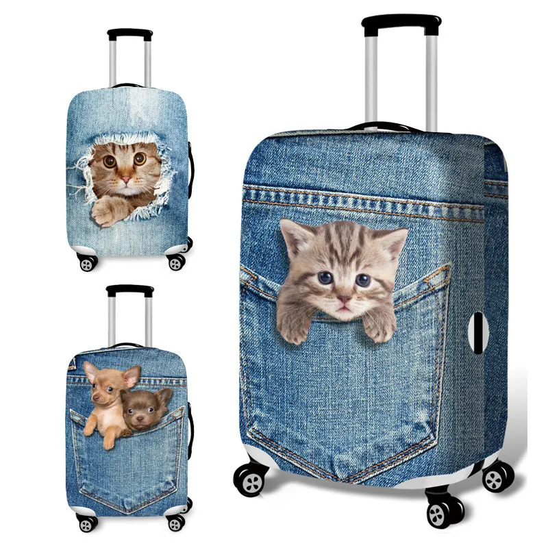 Durable Luggage Cover Elastic Travel Suitcase Protector Bag 20-30 Inch Wear-Resistant Dustproof Case for Men & Women - Image 1