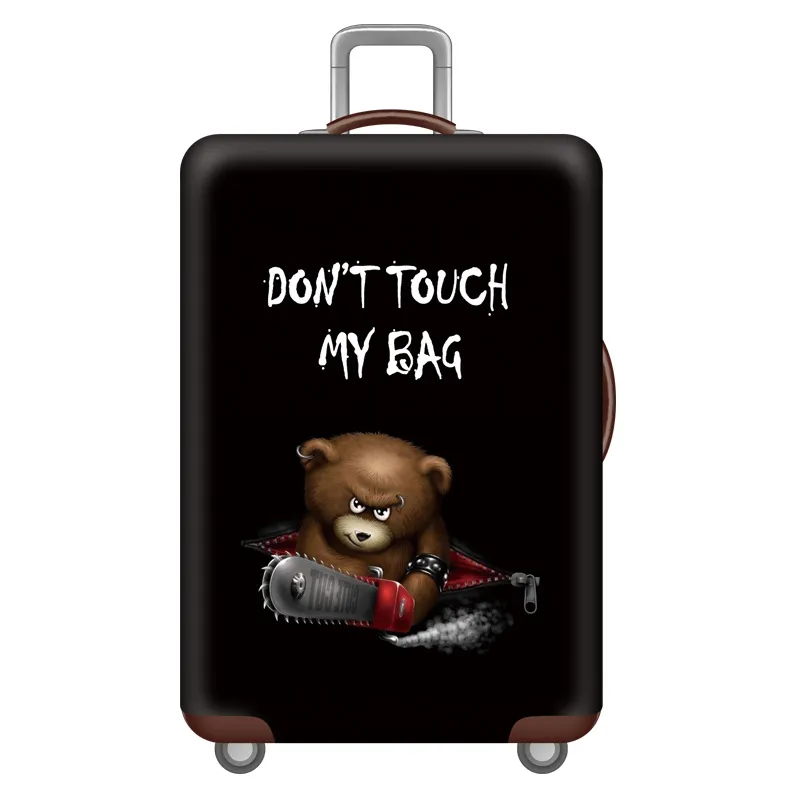 Durable Luggage Cover Elastic Travel Suitcase Protector Bag 20-30 Inch Wear-Resistant Dustproof Case for Men & Women showcase 12