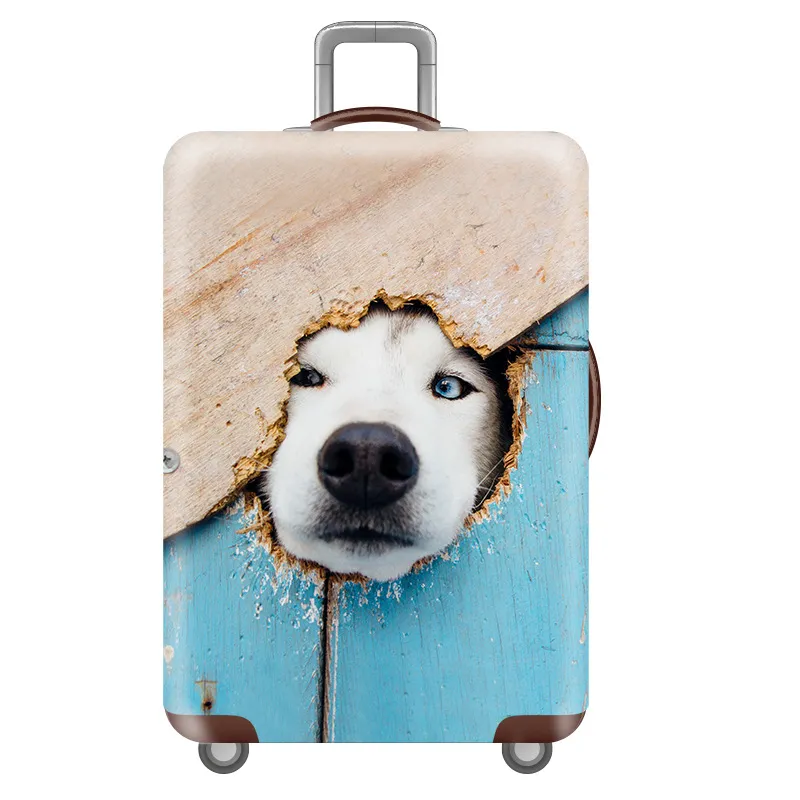 Durable Luggage Cover Elastic Travel Suitcase Protector Bag 20-30 Inch Wear-Resistant Dustproof Case for Men & Women showcase 16
