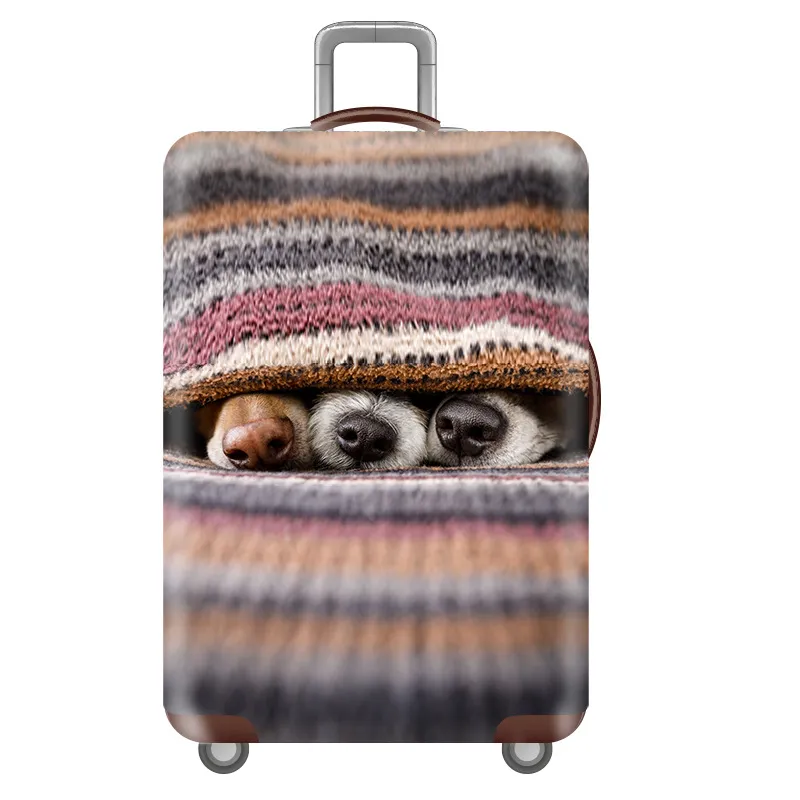 Durable Luggage Cover Elastic Travel Suitcase Protector Bag 20-30 Inch Wear-Resistant Dustproof Case for Men & Women showcase 17
