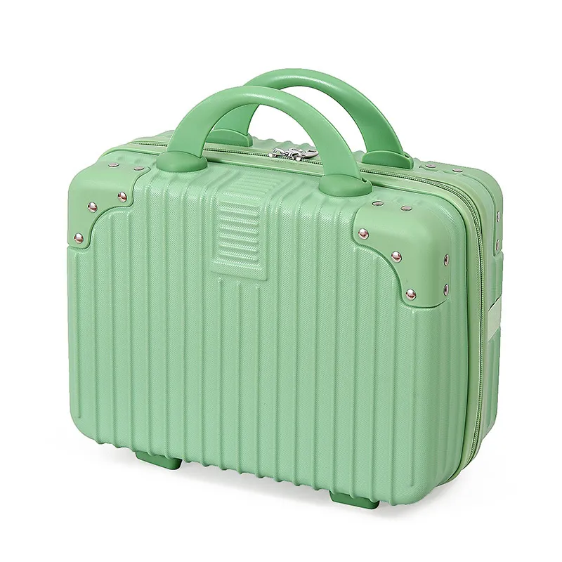 14-Inch Mini Cosmetic Case with Lock - Portable Travel Luggage Satchel for Makeup & Essentials, Ideal for Women and Girls on the Go thumbnail 5
