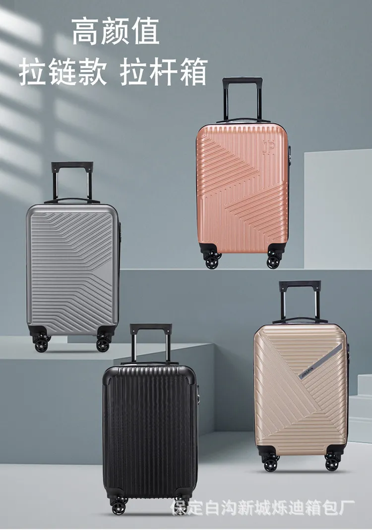 20-Inch Wholesale Suitcase for Students & Kids, Printable Logo Trolley Case with Password Lock and Universal Wheels, Ideal for Boarding Travel showcase 1