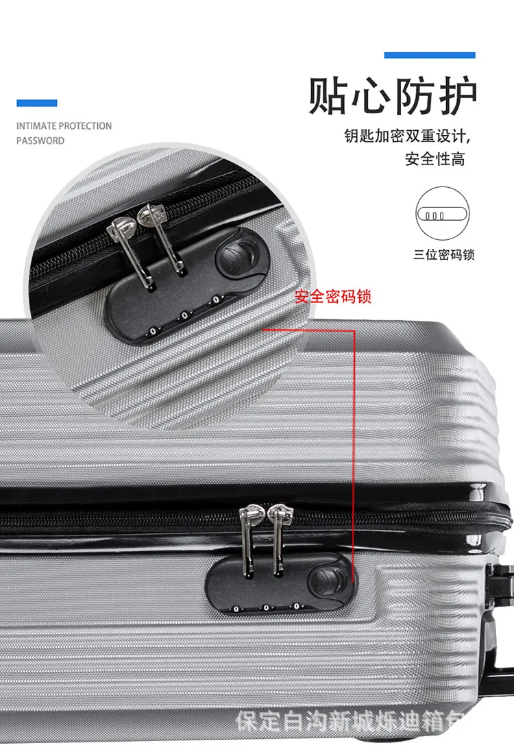 20-Inch Wholesale Suitcase for Students & Kids, Printable Logo Trolley Case with Password Lock and Universal Wheels, Ideal for Boarding Travel showcase 5