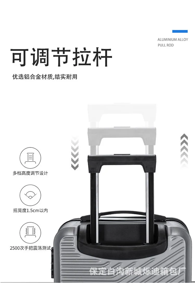 20-Inch Wholesale Suitcase for Students & Kids, Printable Logo Trolley Case with Password Lock and Universal Wheels, Ideal for Boarding Travel showcase 6