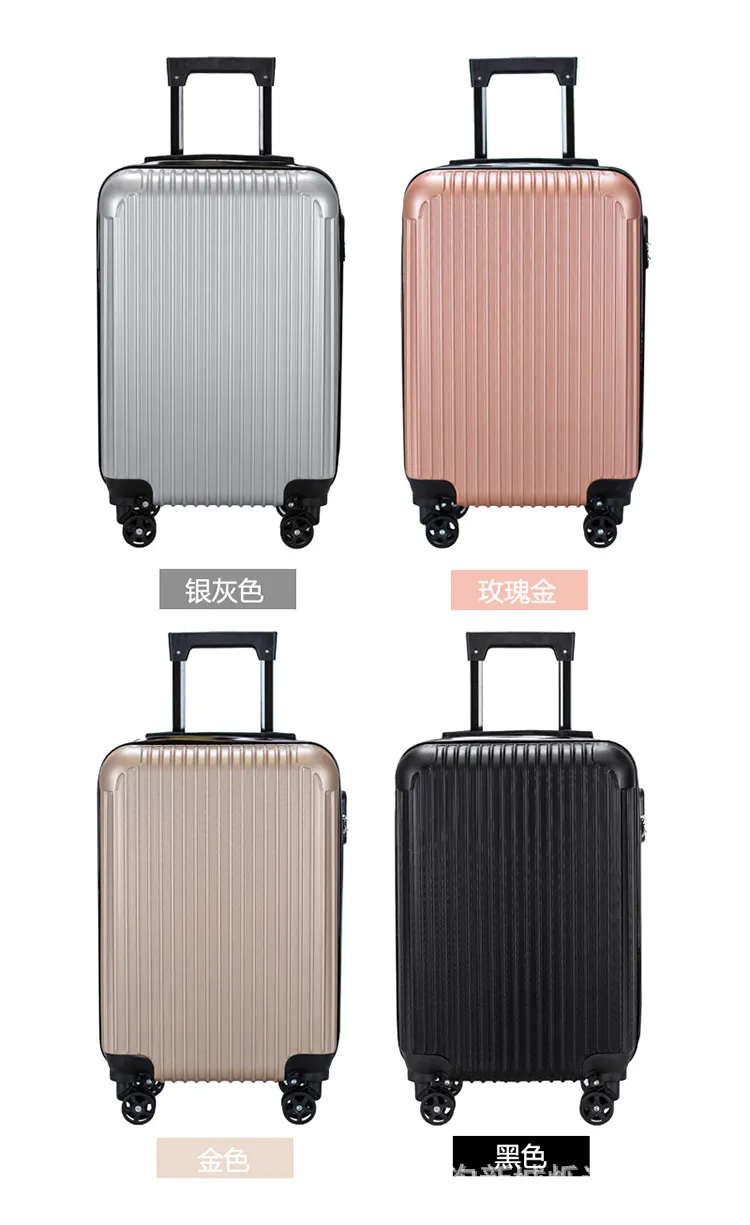 20-Inch Wholesale Suitcase for Students & Kids, Printable Logo Trolley Case with Password Lock and Universal Wheels, Ideal for Boarding Travel showcase 11