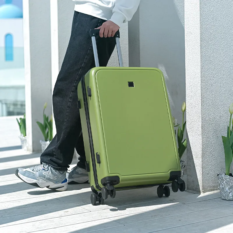2025 New Model Large Capacity 24-Inch Sturdy Durable Trolley Suitcase for Women & Men, Thickened Leather Carry-On Travel Luggage Case thumbnail 4