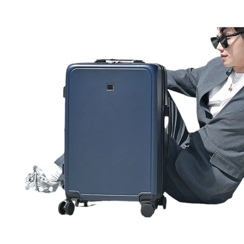2025 New Model Large Capacity 24-Inch Sturdy Durable Trolley Suitcase for Women & Men, Thickened Leather Carry-On Travel Luggage Case thumbnail 5