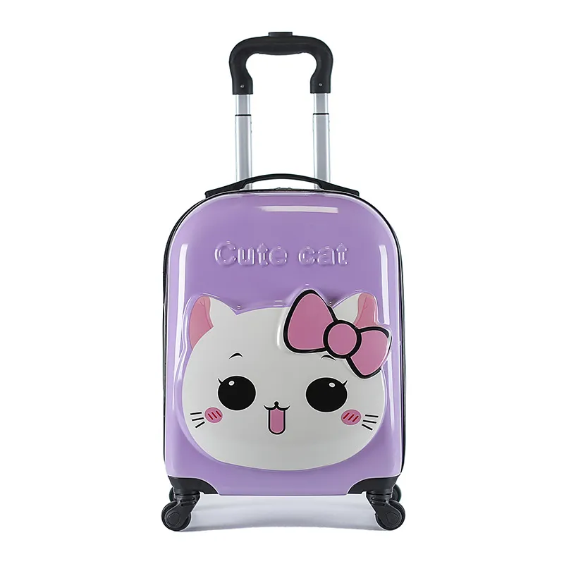 Cute Cartoon Animal 3D Stereo Kids Suitcase - 18-Inch Universal Wheel Luggage for Students, Customizable Printing Available - Image 9