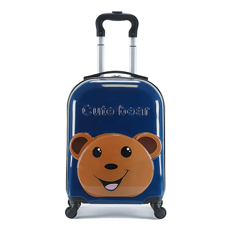 Cute Cartoon Animal 3D Stereo Kids Suitcase - 18-Inch Universal Wheel Luggage for Students, Customizable Printing Available - Image 10