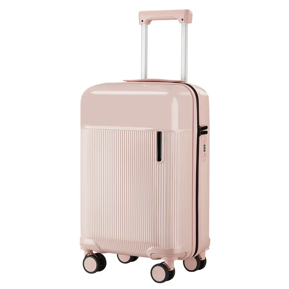 Durable Anti-Fall 24-Inch Large Capacity Password Trolley Suitcase Set - Two-Piece Luggage for Travel thumbnail 9