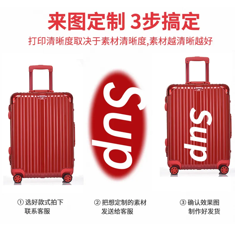 Luxury Anti-Scratch Aluminum Frame Trolley Suitcase Luggage - 20-29 Inch Travel Bag for Men & Women, Durable Hardshell Rolling Suitcase for Business & Leisure Trips showcase 4