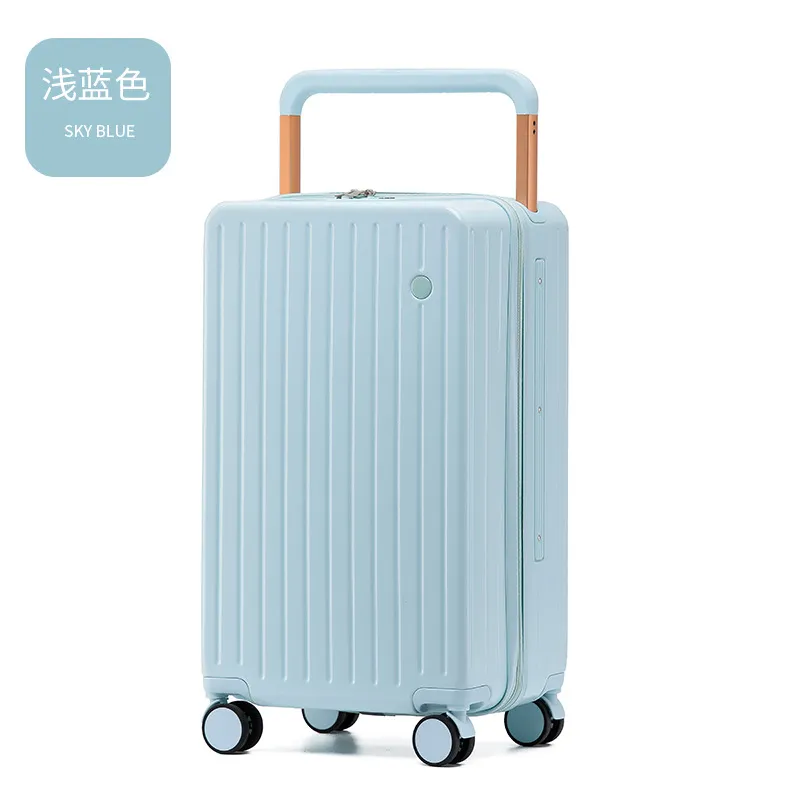 26-Inch Large Capacity Luggage Suitcase with Universal Wheels, Flat Bottom Password Box for Men and Women Travelers thumbnail 6