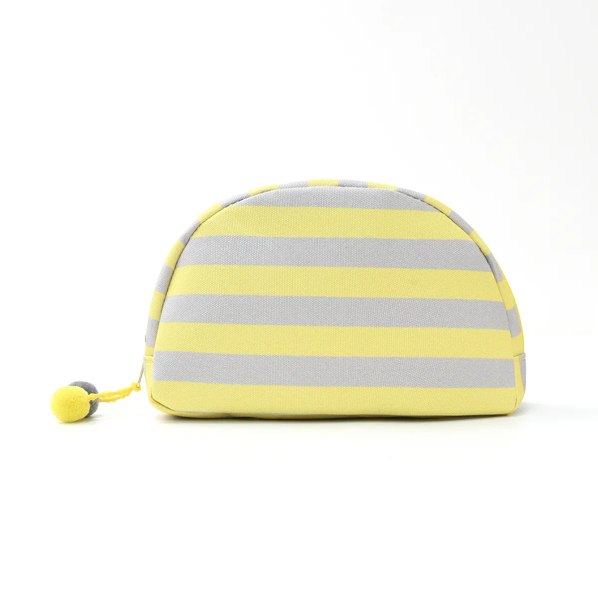 Striped Shell Cosmetic Bag Large Capacity Dopamine Storage Pouch Simple Travel Makeup Organizer Bag for Women - Image 6