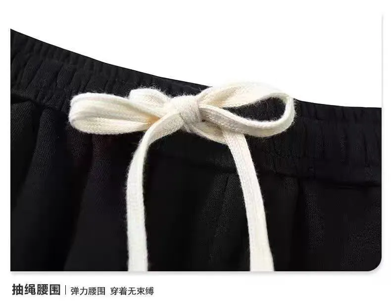 Men's Casual Sweatpants Loose Fit Straight Leg Joggers Breathable Lightweight Sports Pants for Spring Autumn Youth Wide Leg Trousers showcase 11