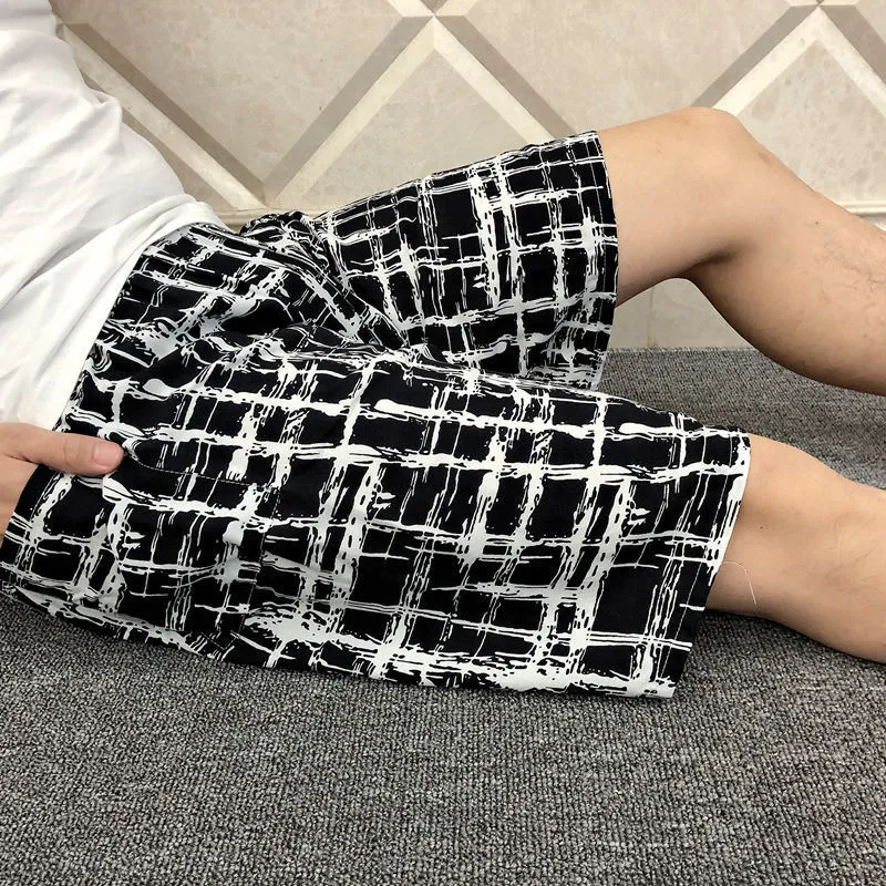 Black Plaid Stripe