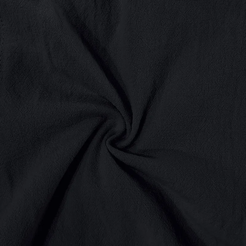 Men's Multi-Pocket Linen Cotton Shorts Casual Sports Workwear Loose Fit Drawstring Five-Point Breathable Summer Style showcase 10