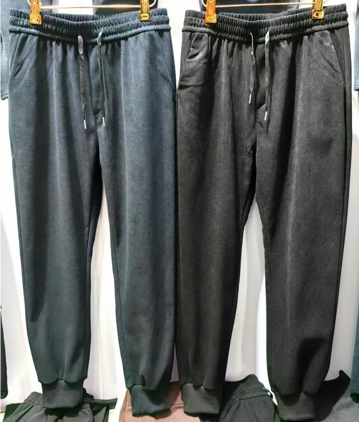 Men's Casual Straight Leg Cotton Composite Pants - Loose Fit Fashionable Trousers for Autumn/Winter showcase 7
