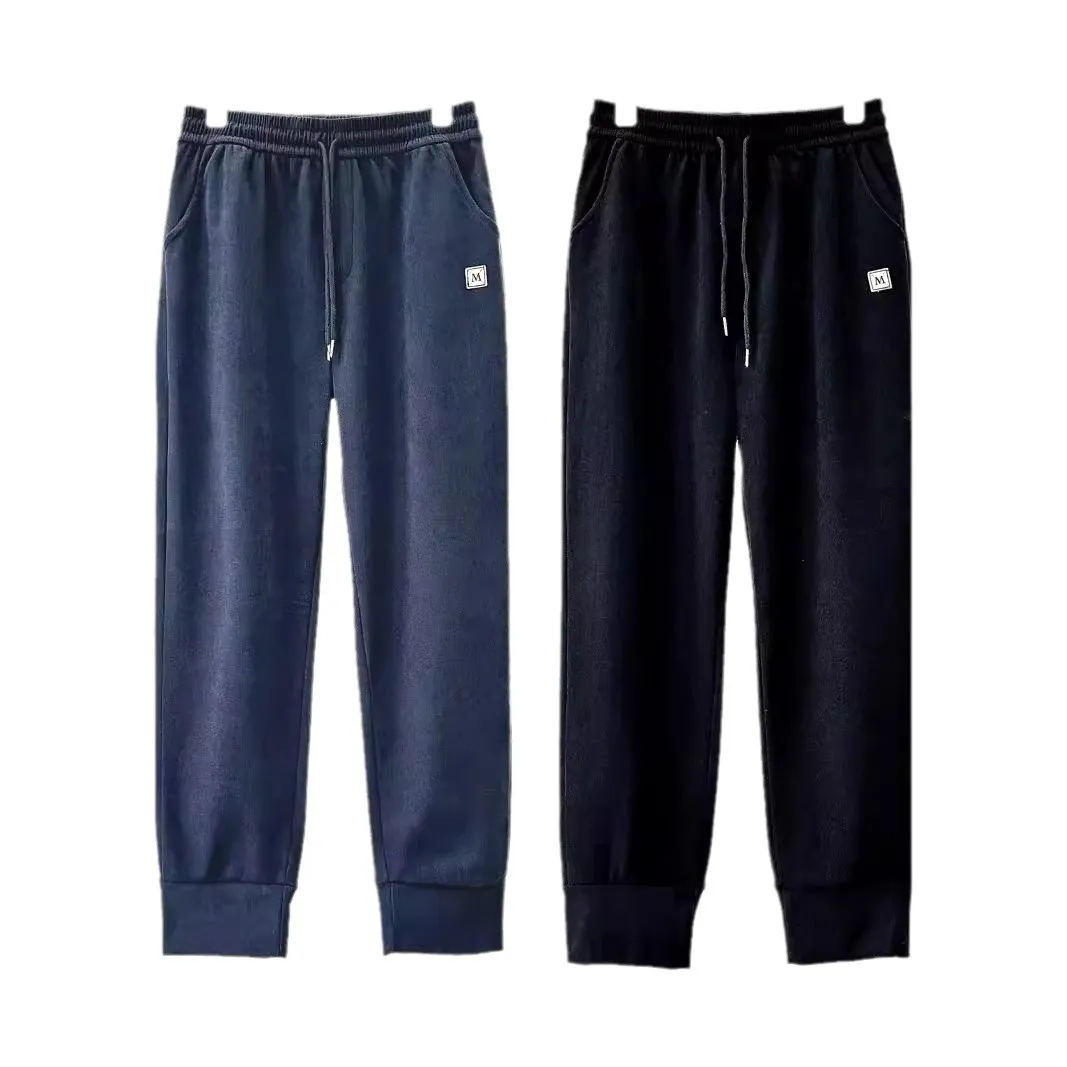 Men's Casual Straight Leg Cotton Composite Pants - Loose Fit Fashionable Trousers for Autumn/Winter thumbnail 5