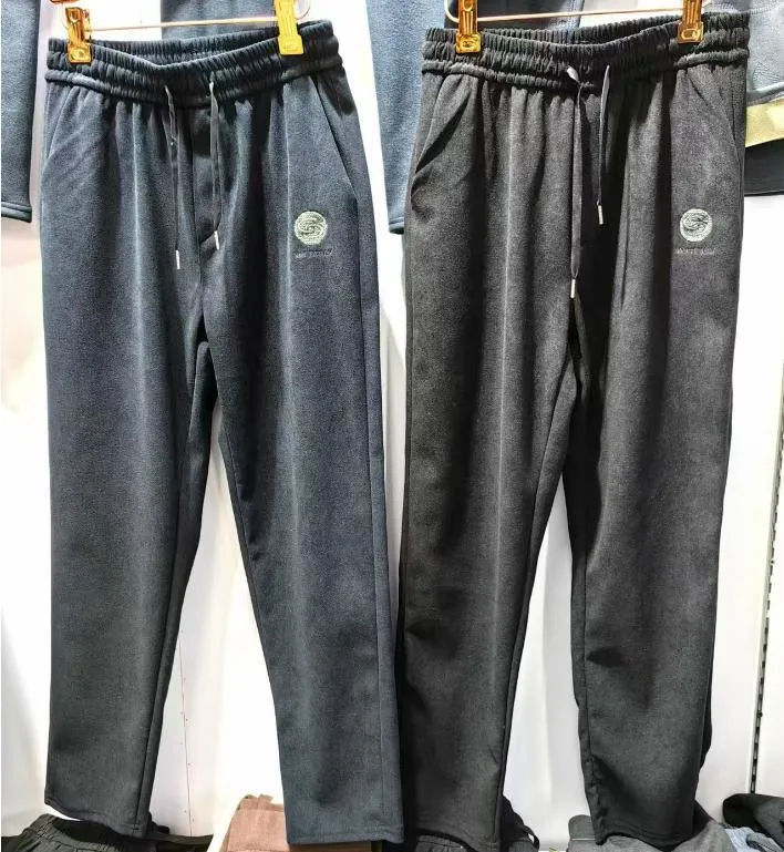 Men's Casual Straight Leg Cotton Composite Pants - Loose Fit Fashionable Trousers for Autumn/Winter showcase 6