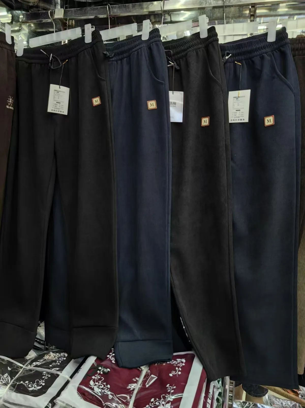 Men's Casual Straight Leg Cotton Composite Pants - Loose Fit Fashionable Trousers for Autumn/Winter showcase 4