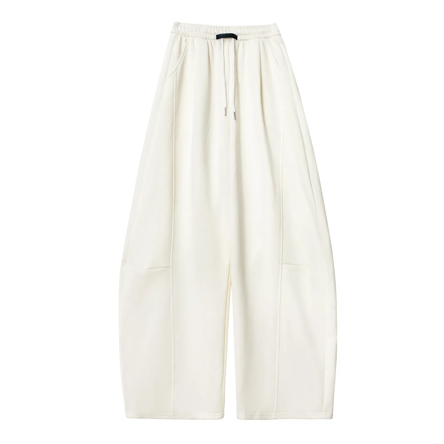 Plus Size Women's Wide-Leg Pants - High-Waisted Loose Fit Slimming Straight-Leg Sports Sweatpants for Chubby Girls, New Autumn Style thumbnail 5