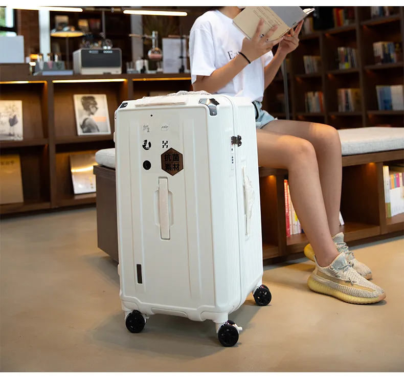 22-Inch High Value Travel Luggage Suitcase with Universal Wheels and Password Lock - Durable, Lightweight, and Stylish for Men and Women showcase 5