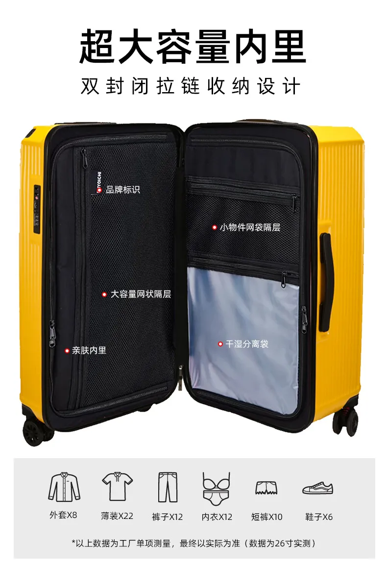 22-Inch High Value Travel Luggage Suitcase with Universal Wheels and Password Lock - Durable, Lightweight, and Stylish for Men and Women showcase 11