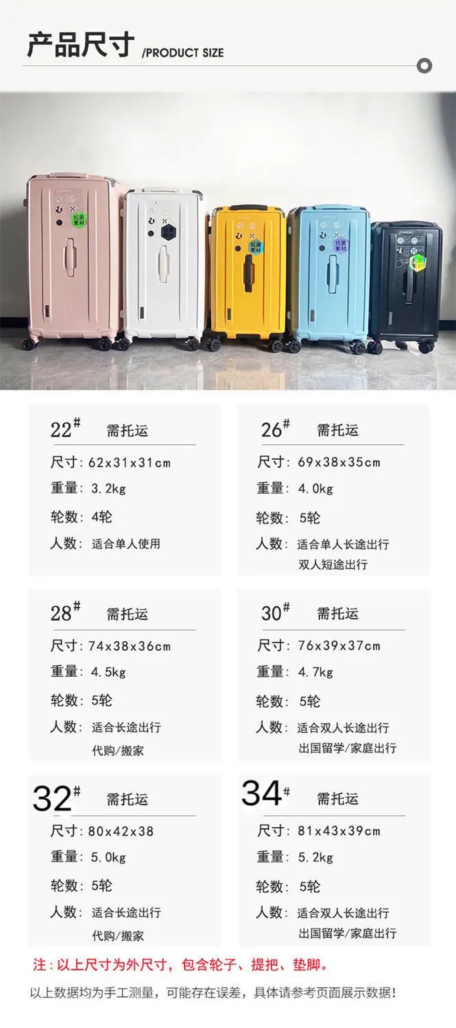 22-Inch High Value Travel Luggage Suitcase with Universal Wheels and Password Lock - Durable, Lightweight, and Stylish for Men and Women showcase 16