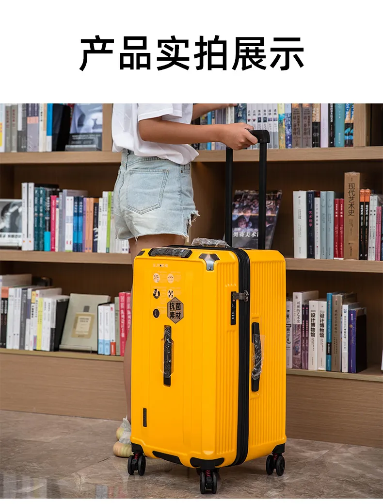 22-Inch High Value Travel Luggage Suitcase with Universal Wheels and Password Lock - Durable, Lightweight, and Stylish for Men and Women showcase 3
