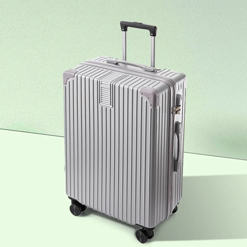 Women's Retro Trendy Suitcase with Custom Logo, Universal Silent Wheels, Travel Password Lock Trolley Case for Students thumbnail 7