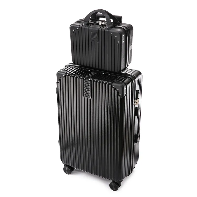 Women's Retro Trendy Suitcase with Custom Logo, Universal Silent Wheels, Travel Password Lock Trolley Case for Students thumbnail 6