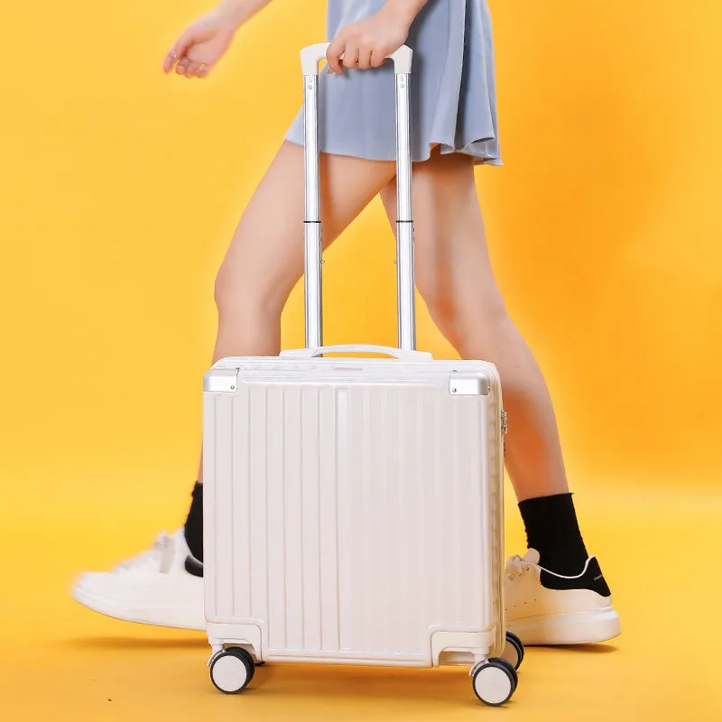Lightweight Carry-On Luggage Suitcase for Students - 18/20 Inch Password Protected Trolley Case for Travel thumbnail 9