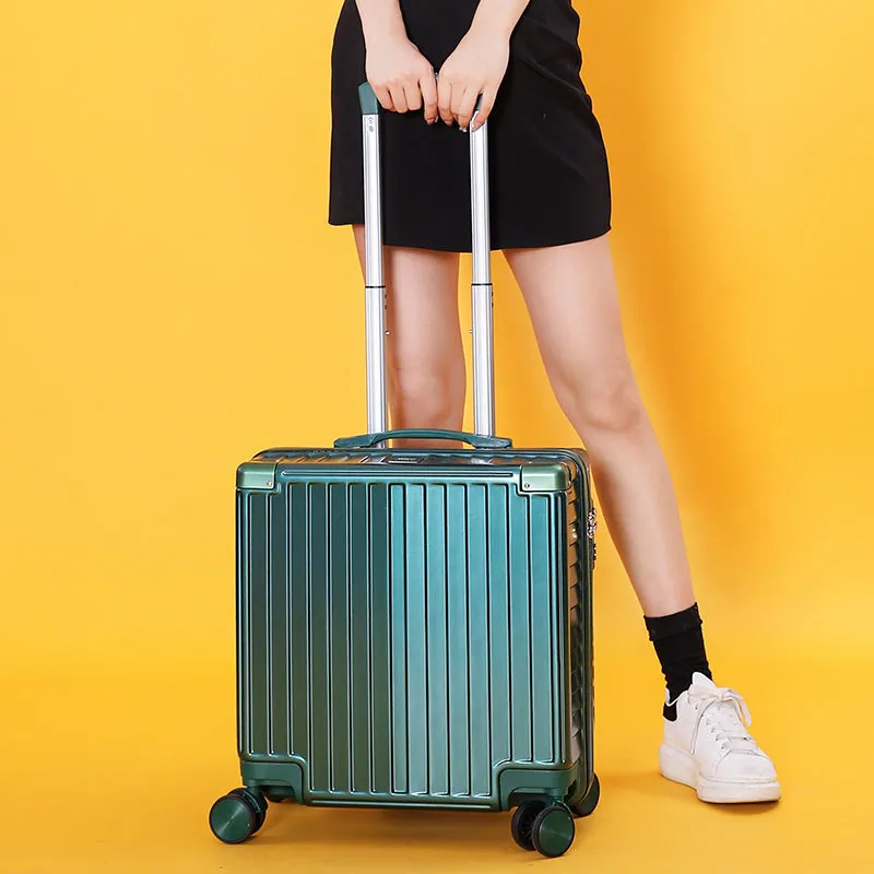 Lightweight Carry-On Luggage Suitcase for Students - 18/20 Inch Password Protected Trolley Case for Travel thumbnail 3