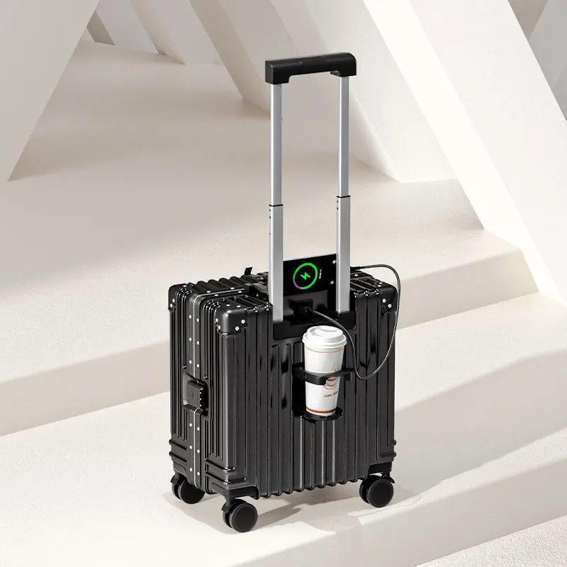 Lightweight Carry-On Luggage Suitcase for Students - 18/20 Inch Password Protected Trolley Case for Travel thumbnail 7