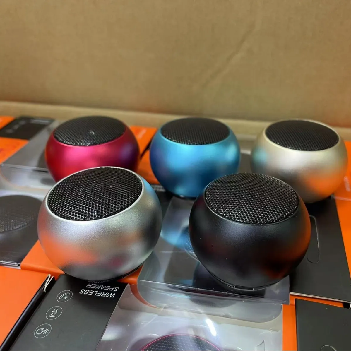 M3 Metal Bluetooth Speaker Portable Small Steel Cannon Subwoofer Outdoor Mini Portable Speaker Audio for Music Lovers - Image 1