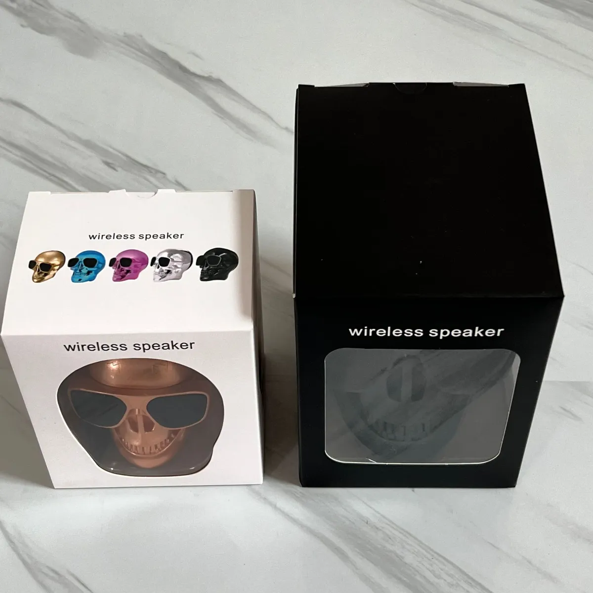 Mini Skull Bluetooth Speaker Portable Subwoofer with Card Player, Desktop Audio for Home and Outdoor Use showcase 3