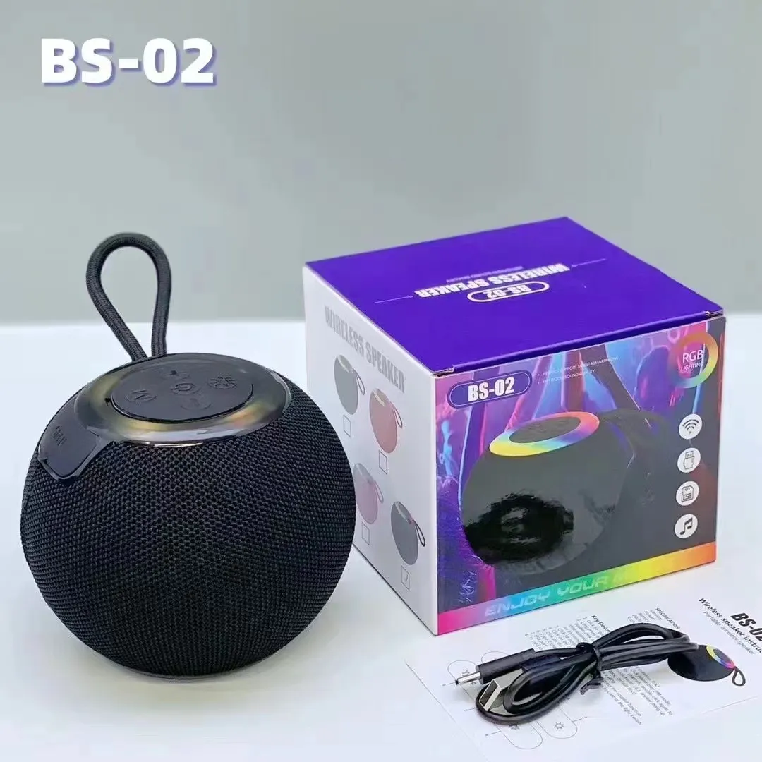 BS-02 Wireless Bluetooth Speaker, Portable Mini Outdoor Speaker with Card Subwoofer, High-Quality Sound for Music Lovers showcase 2