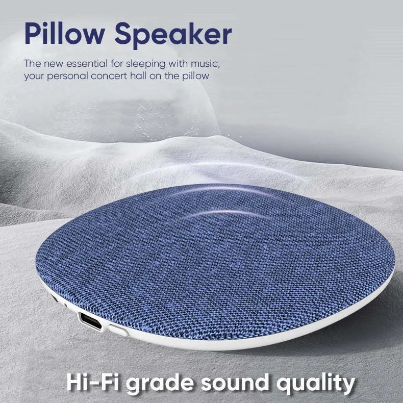 Ultra-Thin Bluetooth Sleep Speaker with White Noise, TF Card Support, and Gift Packaging - Portable Bedside Audio for Relaxation thumbnail 1