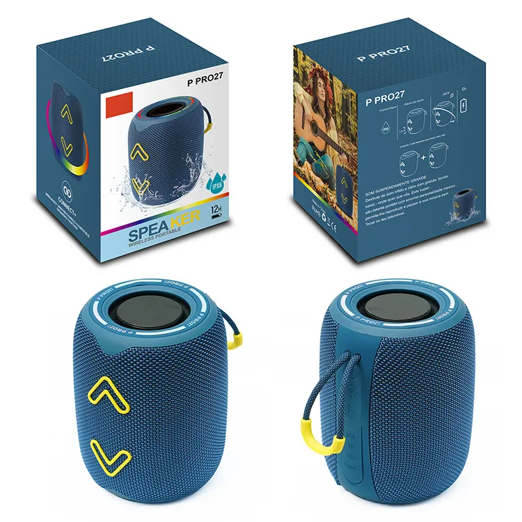 P Pro27 Outdoor Bluetooth Speaker Portable Desktop Subwoofer High Volume Wireless Speaker with Long Battery Life for Travel and Parties - Image 7