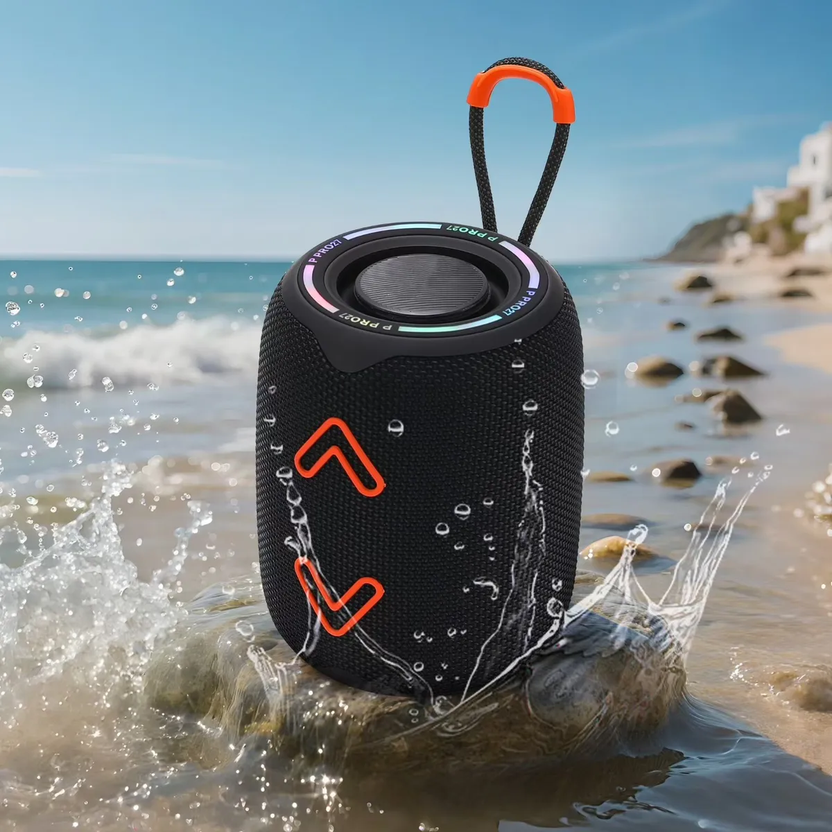 P Pro27 Outdoor Bluetooth Speaker Portable Desktop Subwoofer High Volume Wireless Speaker with Long Battery Life for Travel and Parties showcase 2