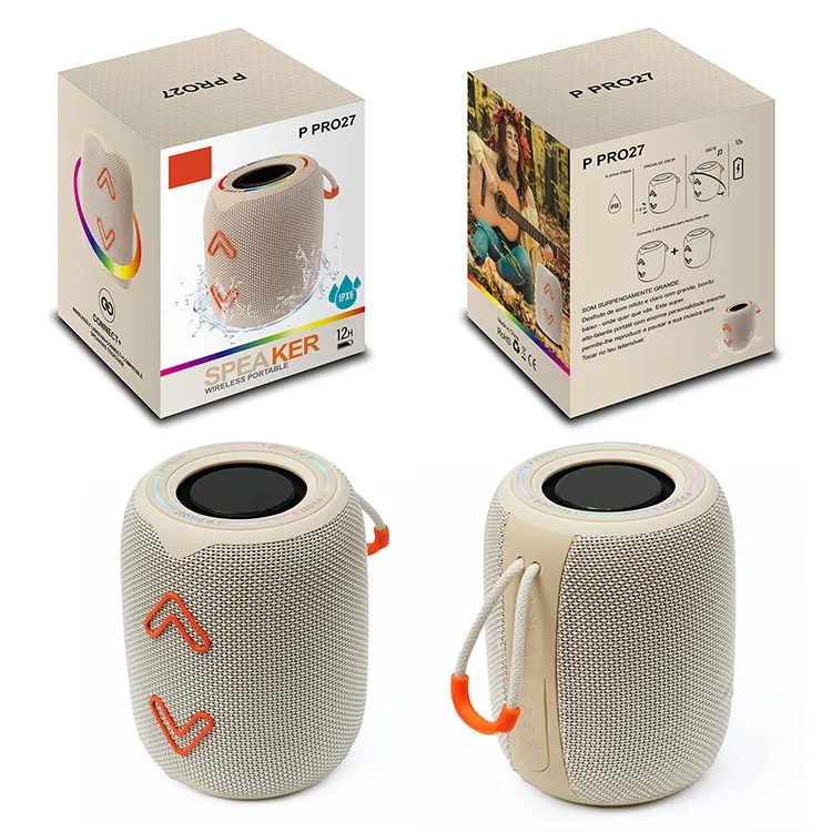 P Pro27 Outdoor Bluetooth Speaker Portable Desktop Subwoofer High Volume Wireless Speaker with Long Battery Life for Travel and Parties showcase 8