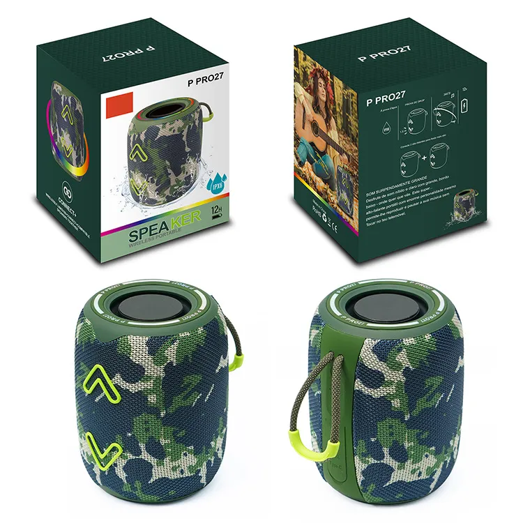 P Pro27 Outdoor Bluetooth Speaker Portable Desktop Subwoofer High Volume Wireless Speaker with Long Battery Life for Travel and Parties showcase 7