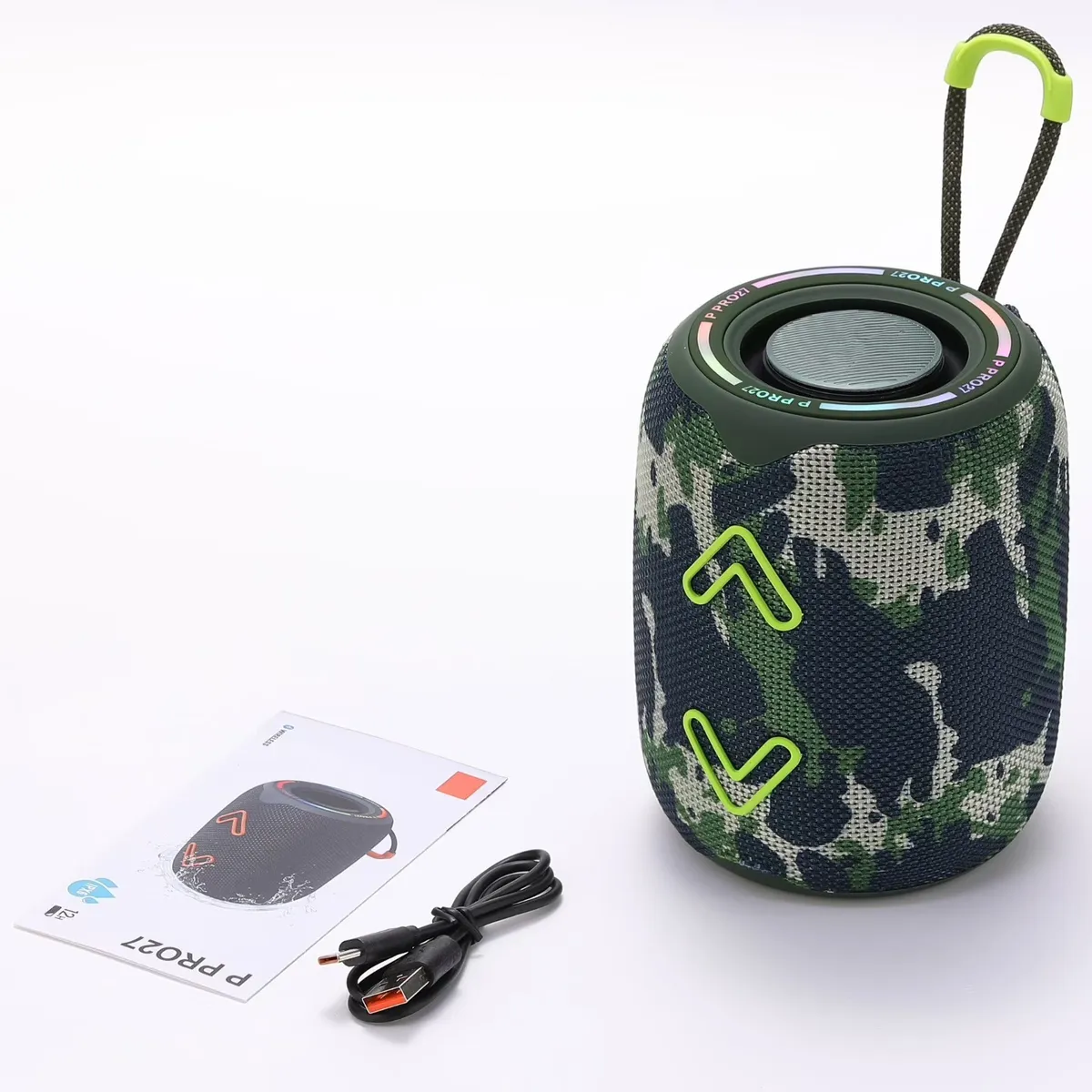 P Pro27 Outdoor Bluetooth Speaker Portable Desktop Subwoofer High Volume Wireless Speaker with Long Battery Life for Travel and Parties showcase 13