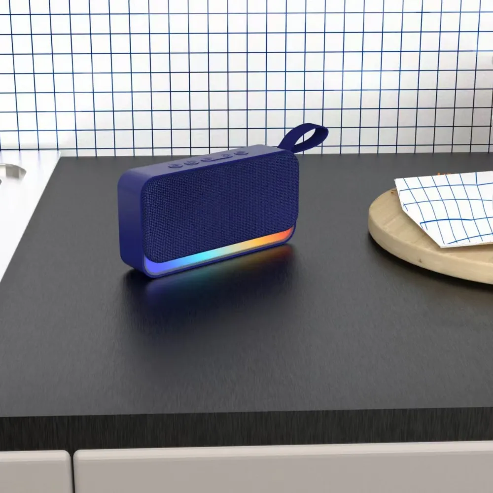 2025 Portable Bluetooth Speaker Subwoofer Fabric Creative Gift Card Stereo - Wireless Outdoor Audio for Music Lovers