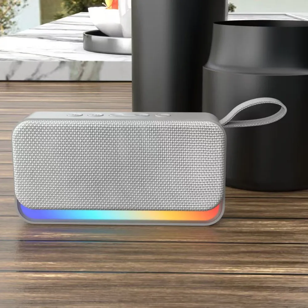 2025 Portable Bluetooth Speaker Subwoofer Fabric Creative Gift Card Stereo - Wireless Outdoor Audio for Music Lovers - Image 4